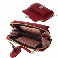 Megztas krepšys telefonui GCW06 raudonas