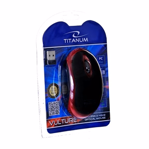Titanum TM116E Wireless 3D mouse 2.4GHZ Black / Red