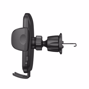 "Tech-Protect" CM15W-V1 automobilinis telefono laikiklis su 15 W indukciniu įkrovikliu, skirtas vairuotojo kabinai / oro angai - juodas