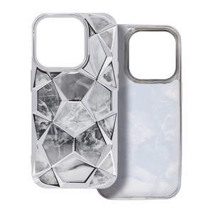 TWINKI dėklas telefonui iPhone 14 sidabrinis