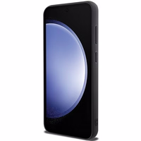 Guess GUHCS23FEPSQSQSK S23 FE S711 juodas/juodas kietas dėklas dygsniuotas metalinis logotipas