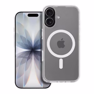 Skaidrus Elite MAG COVER dėklas su antiyellowing funkcija, kameros valdymo mygtukas ir MagSafe IPHONE 17 – skaidrus
