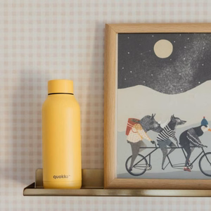 Quokka Solid nerūdijančiojo plieno termo gertuvė, 510 ml, Light Yellow