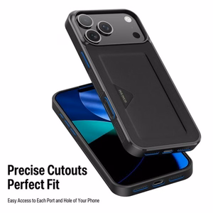 Telefono dėklas Dux Ducis Pocard Apple iPhone 17 juodas