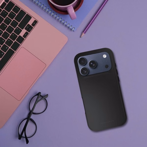 ROAR dėklas RAINBOW BUMPER IPHONE 16 Pro Max juodas