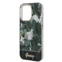 Guess GUHCP14LHGJGHA iPhone 14 Pro 6.1" žalias/žalias kietas dėklas Jungle Collection