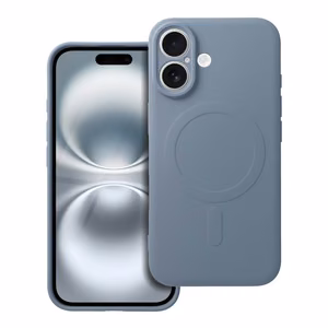 SILICONE MAG COVER magnetinis silikoninis dėklas telefonui, suderinamas su MagSafe, skirtas SAMSUNG S25, šviesiai mėlynas
