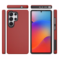 Dėklas Perfectionists Triangle Case Samsung S928 S24 Ultra raudonas