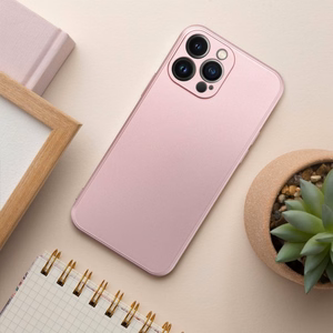 METALLIC dėklas telefonui IPHONE 15 Pro rožinis