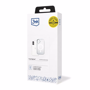 3mk Frosty MagCase dėklas telefonui iPhone 17 - balta