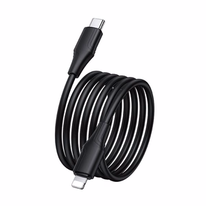 Silikoninis kabelis USB-A į Lightning HOCO 27W 1 m X124 juodas