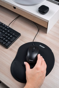 Savio KB-01 klaviatūra namams/biurui USB QWERTY US English juoda