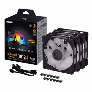 ASUS TUF Gaming TR120 ARGB Reverse 3-in-1 ventiliatorius, juodas