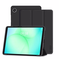 TechProtect SmartCase dėklas Samsung Galaxy Tab A9 / A11 8.7 juodas