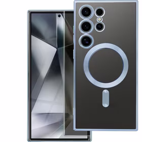 ELECTRO MAG COVER dėklas telefonui (m) su MagSafe SAMSUNG S25 Edge - mėlynas (m)