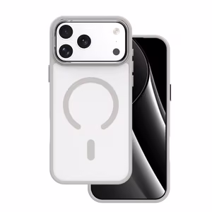 Frozen Mag dėklas for iPhone 17 6,3" pilkas