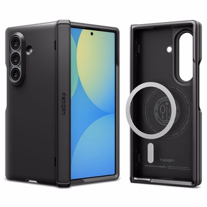 Spigen Slim Armor Pro MagSafe dėklas, skirtas „Samsung Galaxy Z Fold 8 Ultra“ – juodas