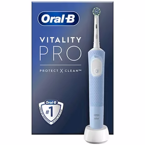 Oral-B Vitality Pro – электрическая зубная щётка, 1 насадка, 3 режима чистки, синяя