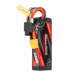 „Lipo Gens ace G-Tech“ 2200 mAh, 7,4 V, 2S1P, 60C, GRP-76 kietos korpuso baterija su XT60 jungtimi