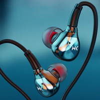 WEKOME YC06 Blackin Series - HiFi jack 3.5 mm wired ausinės (baltas)