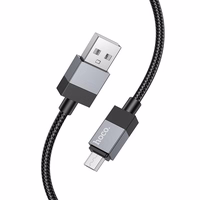 Kabelis USB A į Micro USB Hoco 2,4A 1 m X110 juodas