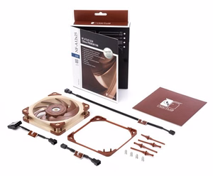 Noctua NF A12x25 ULN Kompiuterio korpuso ventiliatorius 12 cm smėlio, raudonas