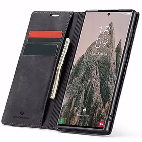 Spacecase Dėklas Wallet Galaxy S24 Ultra juodas