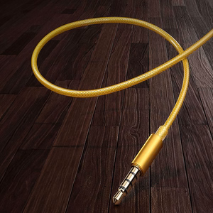 WEKOME YC05 Sakin Series laidinės į ausis įstatomos ausinės su 3,5 mm kištuku, aukso spalvos