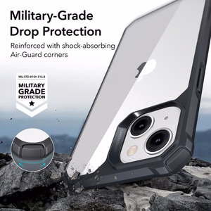 ESR Air Armor dėklas telefonui iPhone 14 Plus - skaidrus juodas