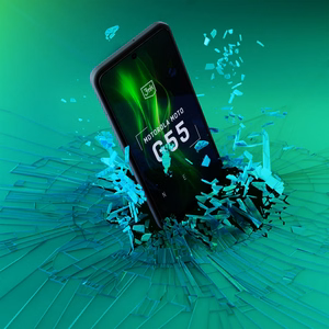 Grūdintas stiklas 3mk HardGlass Max Lite Black Motorola Moto G55 5G