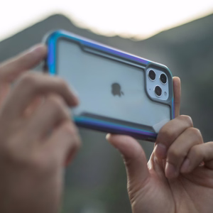 Raptic X-Doria Shield dėklas iPhone 14 Pro Max šarvuota juoda danga