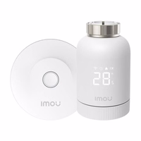 ZigBee termostatinės galvutės rinkinys IMOU KIT-TRV1-EU-2 su 6 adapteriais ir šliuzu