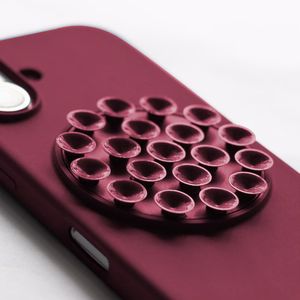 Silikoninis Stick dėklas for iPhone 17 6,3" kaštoninė