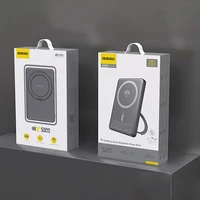 Dudao K28S 20W PD 5000mAh Išorinė baterija su Magnetine funkcija ir stovu - pilka