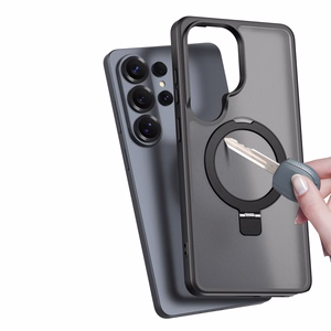 Dėklas Dux Ducis Yind Magnetic Stand Samsung S948 S26 Ultra juodas