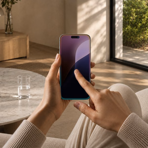 AmazingThing Radix privatumo temperuotas stiklas skirtas iPhone 17