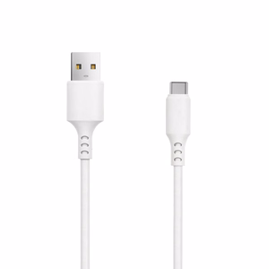 Setty kabelis USB - USB-C 1,0 m 3A baltas