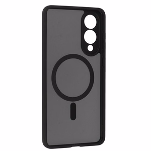Pilnas matinės Mag dangtis telefonui Samsung Galaxy S25 Edge - juodas