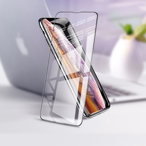 HOCO grūdintas stiklas HD 5D Guardian skydas (rinkinys 10in1) - iPhone Xr / 11 juodas (G14)