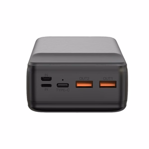 XO PR201 65W/30000mAh nešiojamojo kompiuterio išorinė baterija, juoda