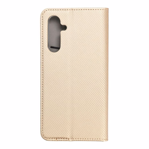 SMART CASE knygos tipo dėklas telefonui SAMSUNG A54 5G auksinis