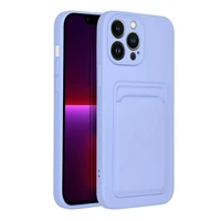 Kortelių dėklas telefonui IPHONE 13 Pro Max violetinis