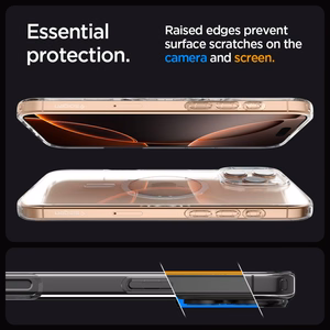 Spigen Liquid Crystal Mag Magnetinis dėklas iPhone 16 Pro - skaidrus