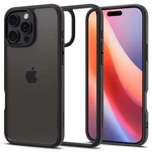 Spigen Ultra Hybrid Dėklas iPhone 16 Pro Max - matinis juodas