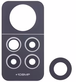 Xiaomi Redmi Note 12 Pro 4G kameros stikliukas Black 108MP (only lens 2pcs) ORG
