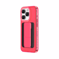 Amazing Thing Titan Pro Neon Mag piniginės dėklas 10FT IP156.1PTWPN Iphone 15 Pro rožinė su stovu