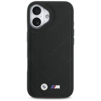 BMW M Quilted Logo MagSafe dėklas telefonui iPhone 17 - juodas