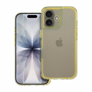 MATRIX CLEAR Dėklas telefonui IPHONE 17 geltonas