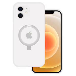 Tel Protect Magiškas MagSafe su stovu dėklas telefonui Iphone 11 sidabro spalvos