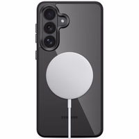 Tech-Protect Magmat MagSafe Dėklas for Samsung Galaxy S26 - skaidrus juodas